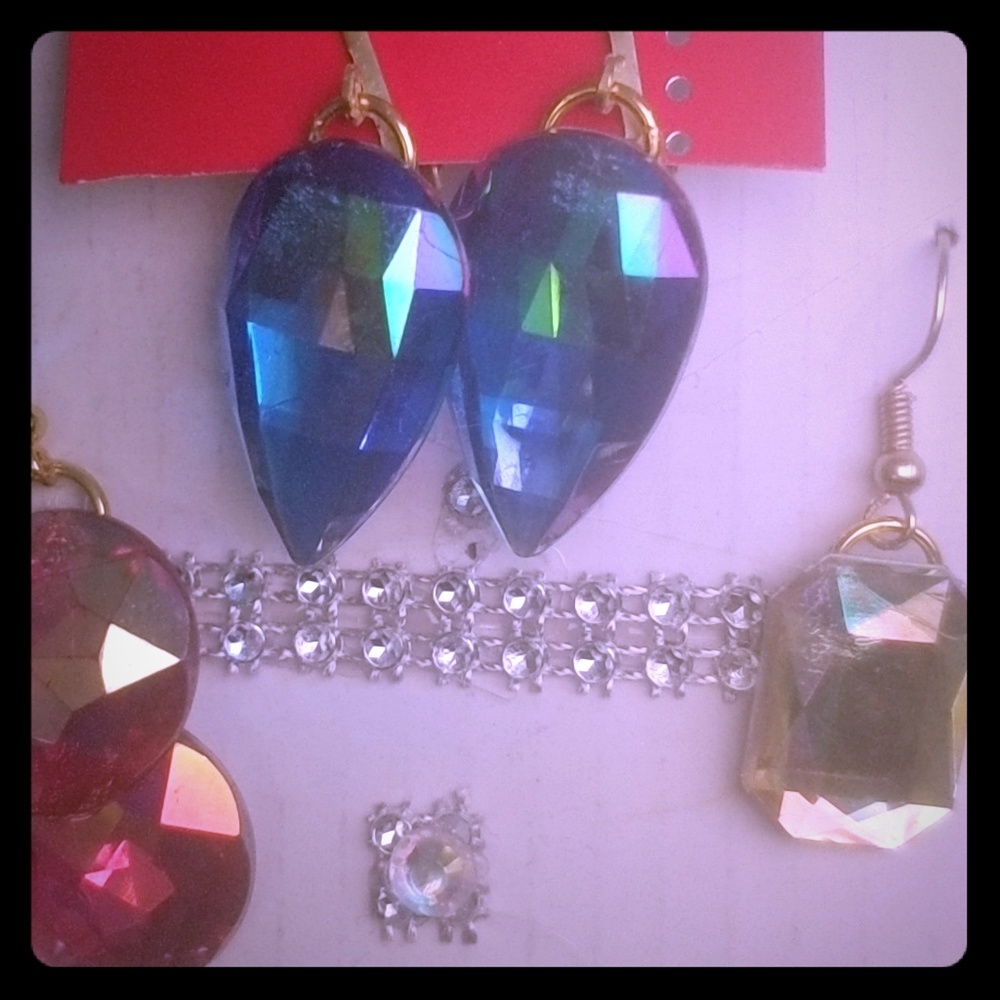 Not for sale but earrings handmade by Eileen